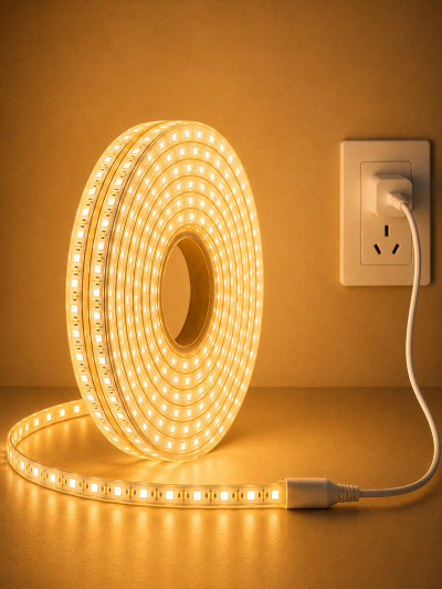 Kavyashine 300 LEDs 5 m Beige Steady Strip Rice Lights (Pack of 1)