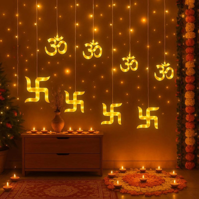 primeled 138 LEDs 3.05 m Yellow Flickering, Steady Om Rice Lights (Pack of 1)