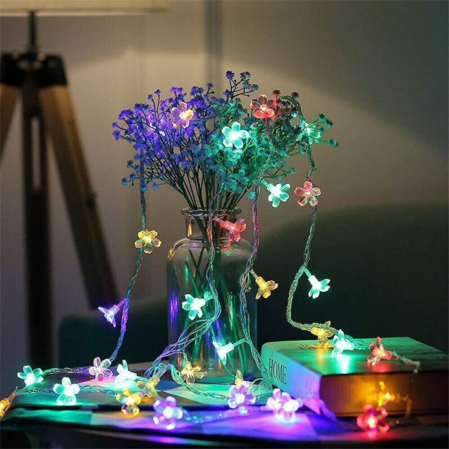 xenith 14 LEDs 3 m Multicolor Steady Flower Rice Lights (Pack of 1)